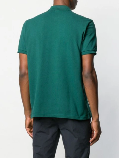 Shop Aspesi Piqué Polo Shirt In Green