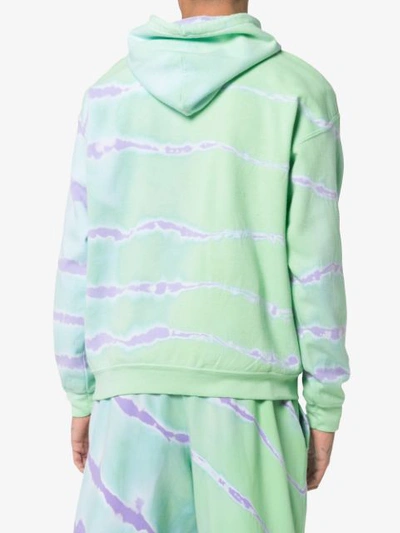 Shop Ashley Williams Don't Know Don't Care Tie-dye Hoodie In Blue