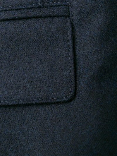 Shop Corneliani Zipped Blazer In Blue