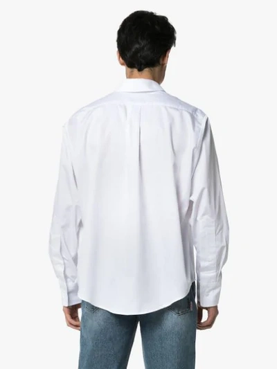 Shop Vaquera Dry Cleaning Receipt Shirt In White