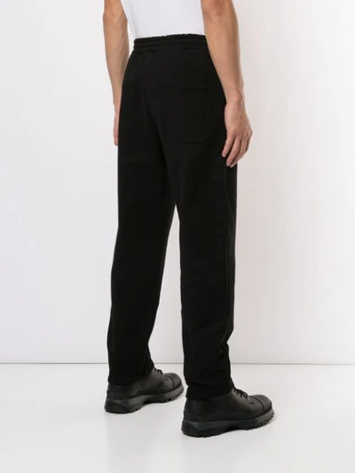 Shop Doublet Slogan Track Trousers In Black
