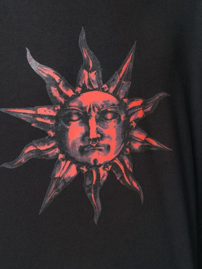 Shop Fausto Puglisi Sun Print Sweatshirt - Black