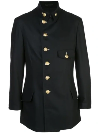 BUTTON FASTENED MILITARY JACKET