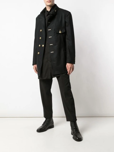 BUTTON FASTENED MILITARY JACKET