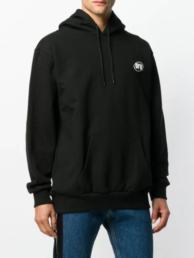 Shop Used Future Hooded Graphic Printed Sweatshirt In Black