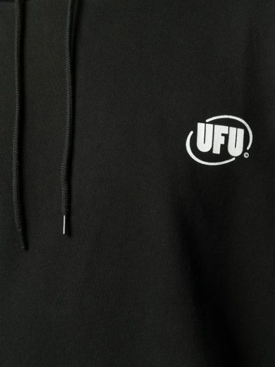 Shop Used Future Hooded Graphic Printed Sweatshirt In Black