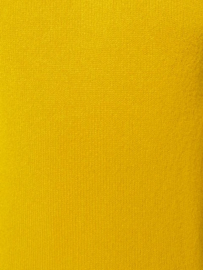 Shop Drumohr Roll-neck Fitted Sweater - Yellow