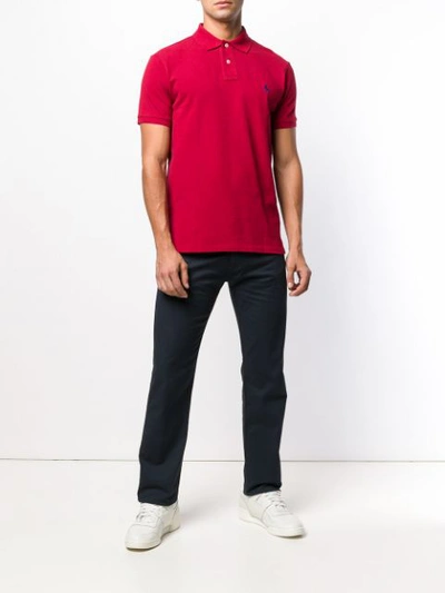 Shop Polo Ralph Lauren Classic Brand Polo Shirt - Red