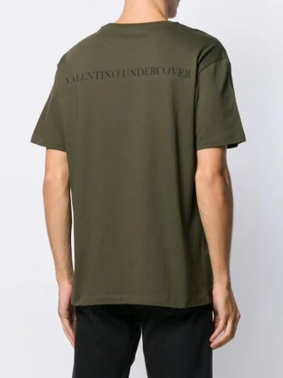 Shop Valentino X Undercover Ufo Print T-shirt In Green