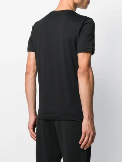 Shop Fendi Futuristic Ff T-shirt In Black