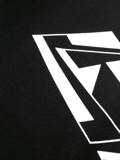 Shop Fendi Futuristic Ff T-shirt In Black