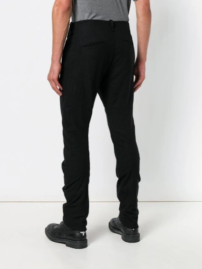 Shop Masnada Dropped Crotch Trousers - Black