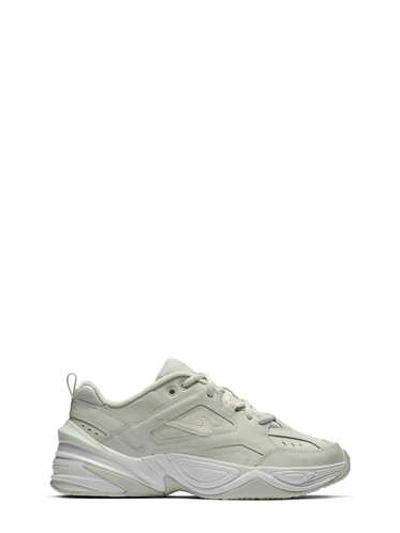 Shop Nike M2k Tekno Tonal White Leather Sneakers