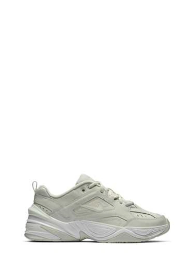 Nike M2k Tekno Tonal White Leather Sneakers In Green | ModeSens