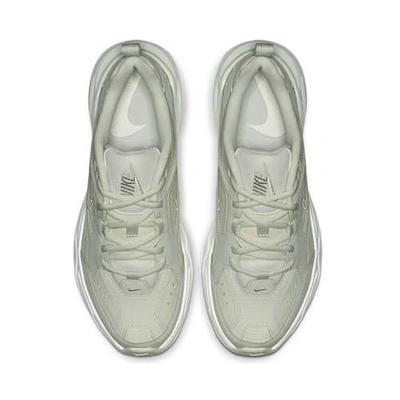 Shop Nike M2k Tekno Tonal White Leather Sneakers