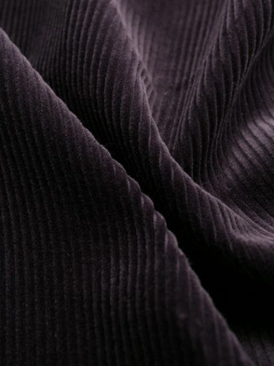 Shop Cobra Sc Creased Corduroy Trousers In Purple