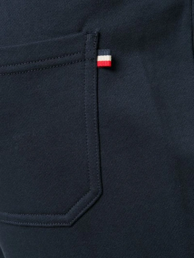 Shop Moncler Classic Track Pants In Blue