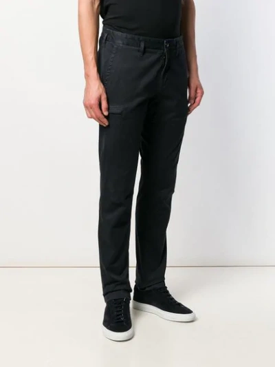 STONE ISLAND STRAIGHT-LEG TROUSERS - 蓝色