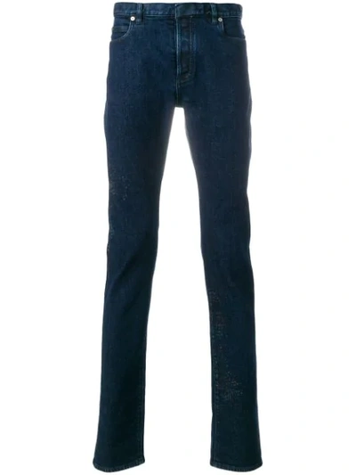Shop Maison Margiela Classic Fitted Jeans In 001s