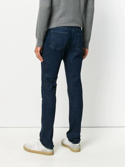 Shop Maison Margiela Classic Fitted Jeans In 001s