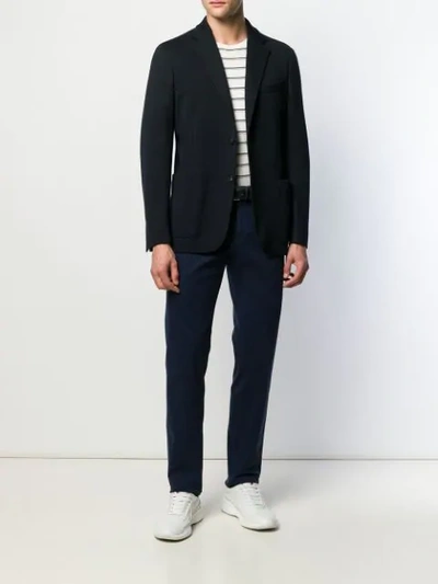 Shop Ermenegildo Zegna Formal Blazer In Blue