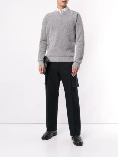 Shop Thom Browne Norfolk Straight-leg Trousers In Blue