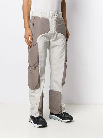 Shop A-cold-wall* Inflatable Cargo Trousers In Neutrals