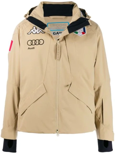 Kappa Audi Hooded Jacket In Neutrals | ModeSens
