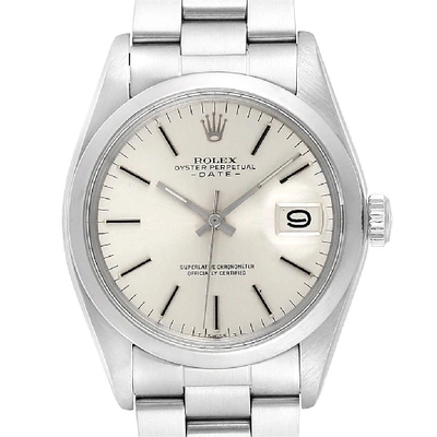 Shop Rolex Date Automatic Stainless Steel Vintage Mens Watch 1500