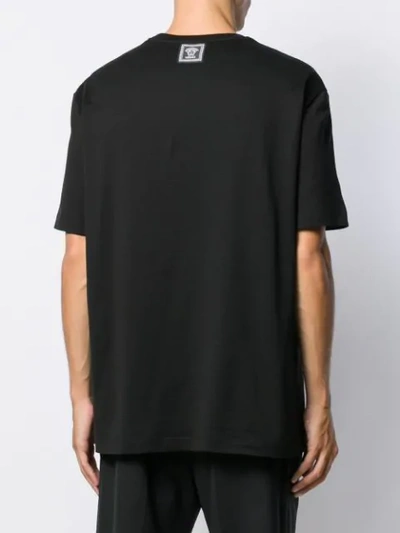 Shop Versace Patch Pocket T-shirt In Black