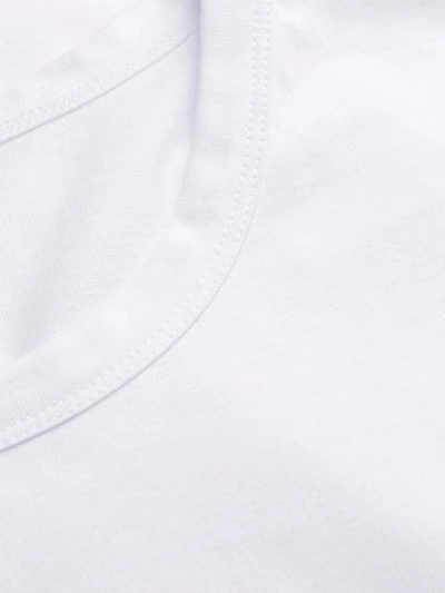 Shop Moncler Multi Logos Print T-shirt In White