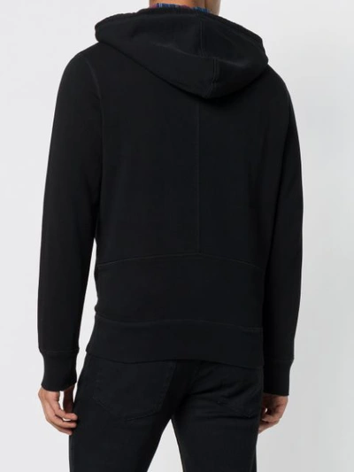 Shop Alexander Mcqueen Skull Print Hoodie In Black