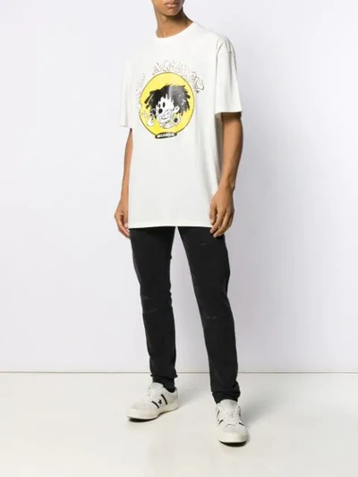 Shop Buscemi Records T-shirt In White