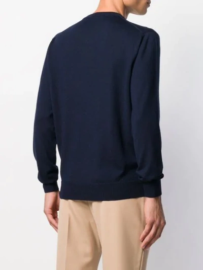 Shop Fendi 'futuristic Ff' Pullover In F0uv6-blue
