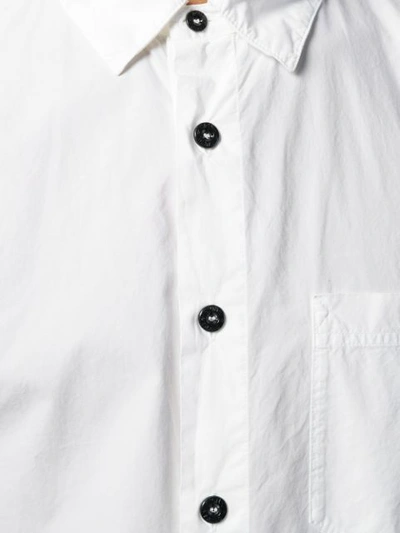 Shop Stone Island Camisa Shirt In White
