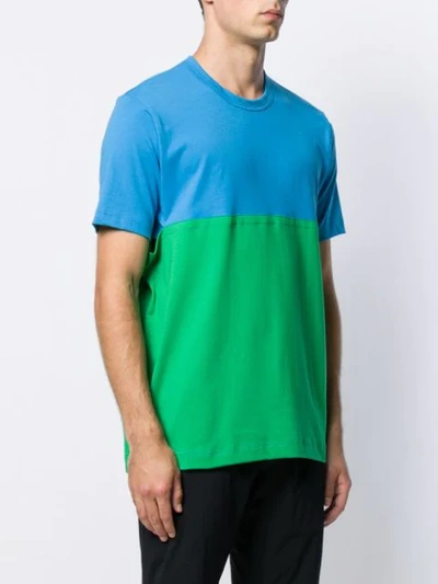 Shop Comme Des Garçons Colour Block T-shirt In 1