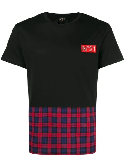 Shop N°21 Nº21 Double Layered T-shirt - Black