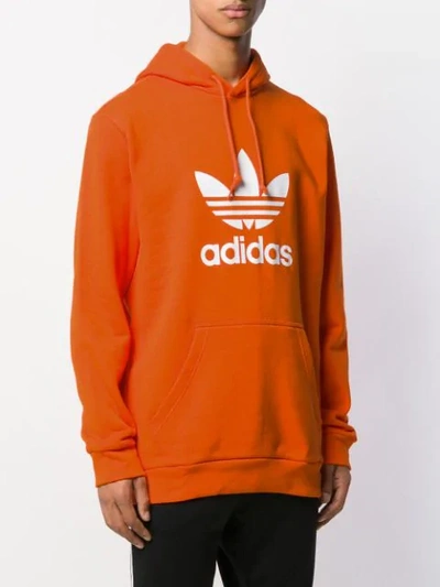 Adidas Originals Adidas Men's Originals Adicolor Trefoil Hoodie In Orange |  ModeSens