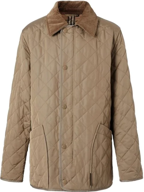 burberry diamond quilted thermoregulated barn jacket