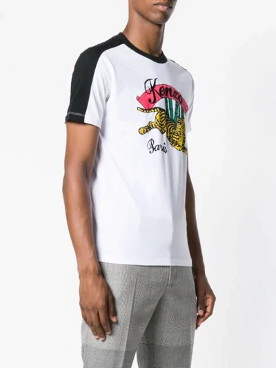 Shop Kenzo T-shirt Mit Print In White