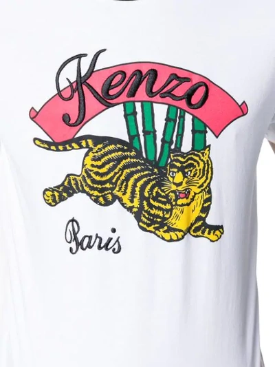 Shop Kenzo T-shirt Mit Print In White
