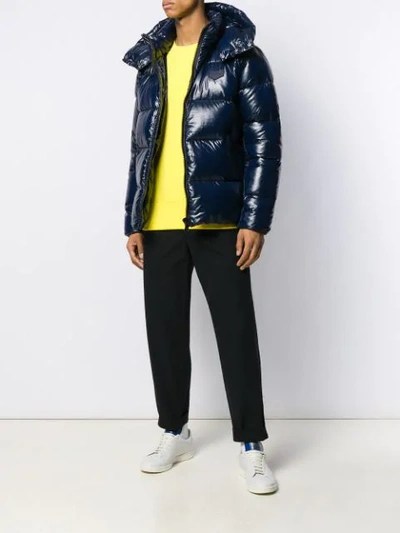 Shop Duvetica Kuma Padded Jacket In Blue