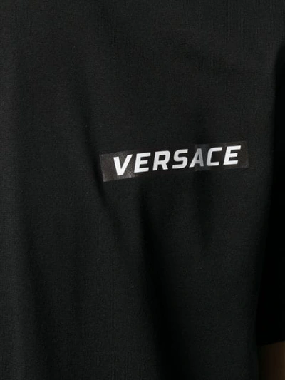 Shop Versace Branded T In A008 Black