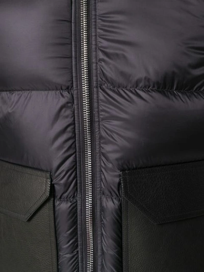Shop Rick Owens Puffer Sleeveless Jacket In Black