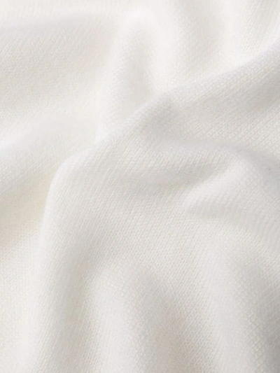 Shop Maison Margiela Fine Knit Jumper In 101 Off White