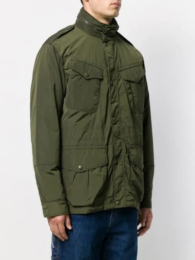 Shop Polo Ralph Lauren Lightweight Jacket In Green