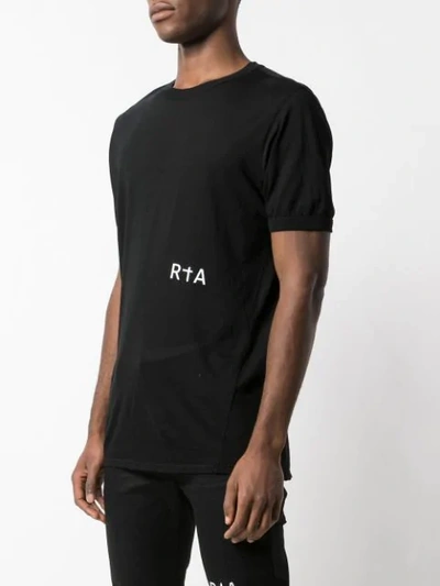 Shop Rta Logo Print T-shirt In White