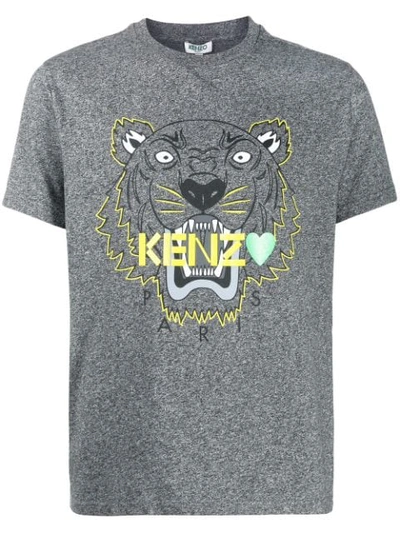 Shop Kenzo Tiger T-shirt In Grey