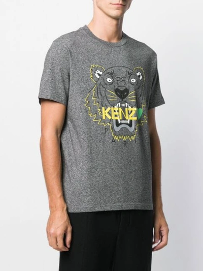 Shop Kenzo Tiger T-shirt In Grey