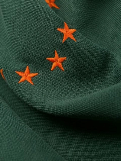 Shop Etudes Studio Embroidered Stars Hoodie In Green